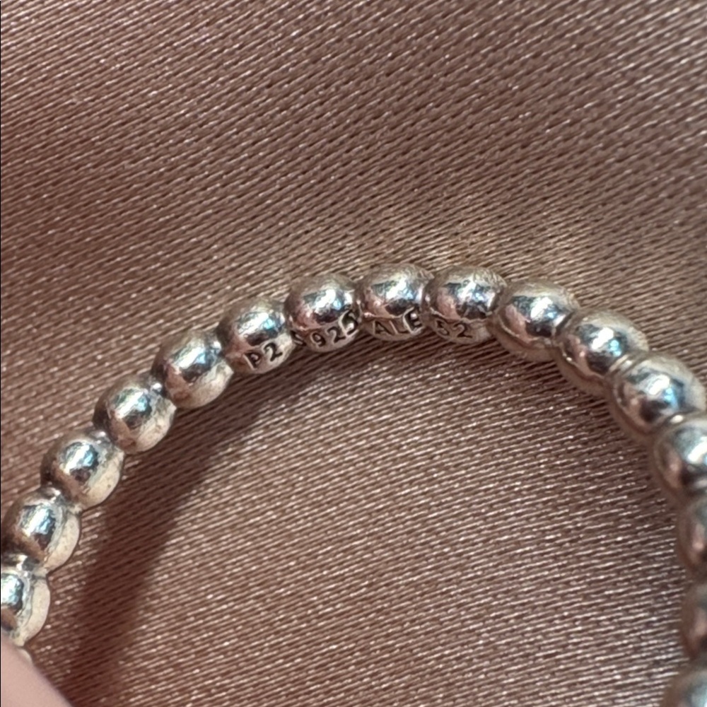 PANDORA Sterling Silver Beaded Ring - Picture 3 of 3